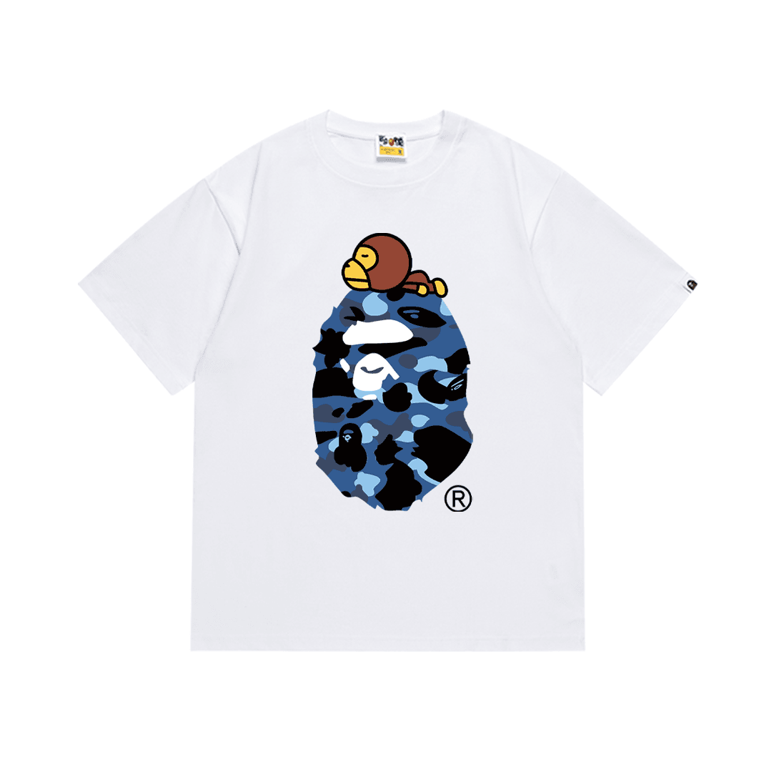 BAPE Ape Head Tee Multi-Logo Print — S16