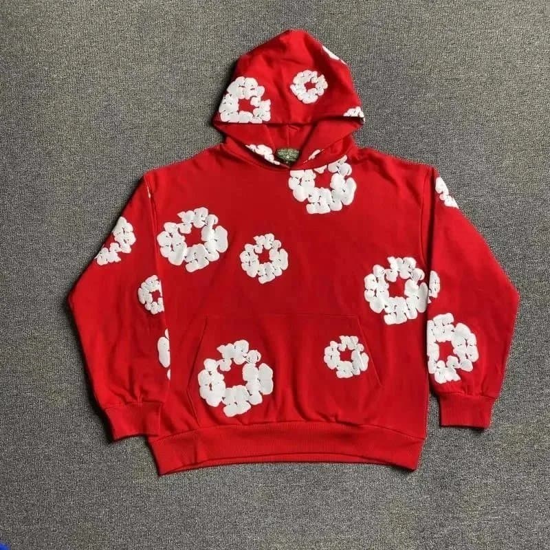 Balenciaga Hooded Sweatshirt Floral Print