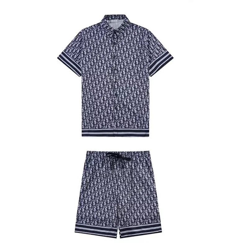 Dior Oblique Print Set Navy Monogram
