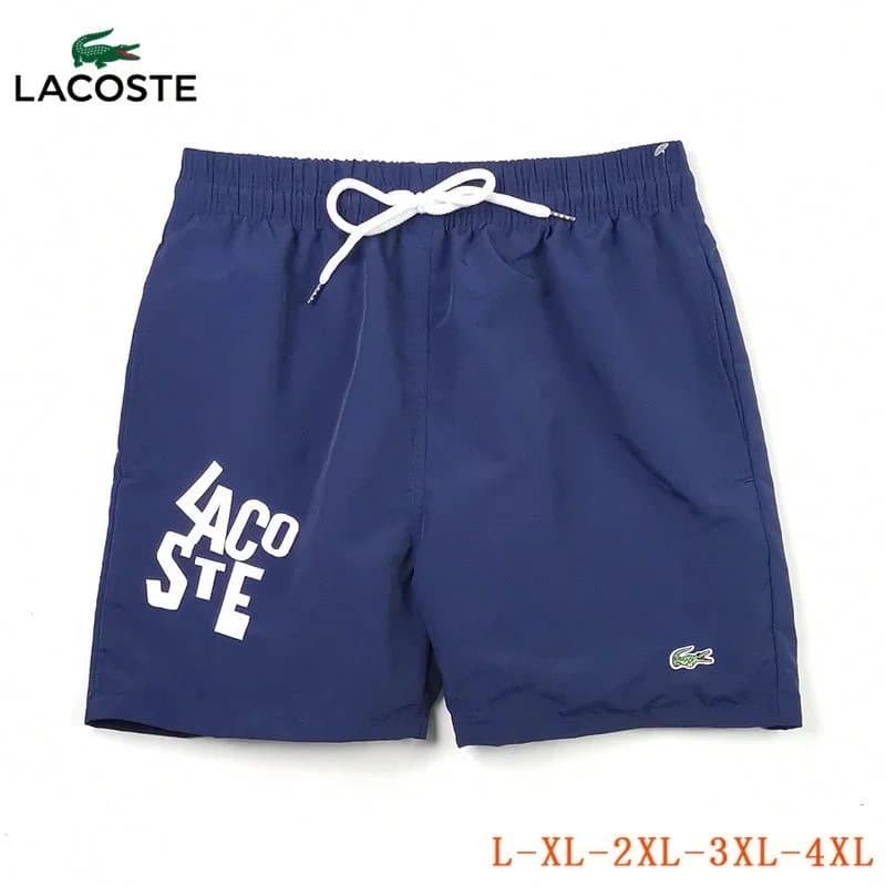 Lacoste Drawstring Shorts Outline Croc Print — 38