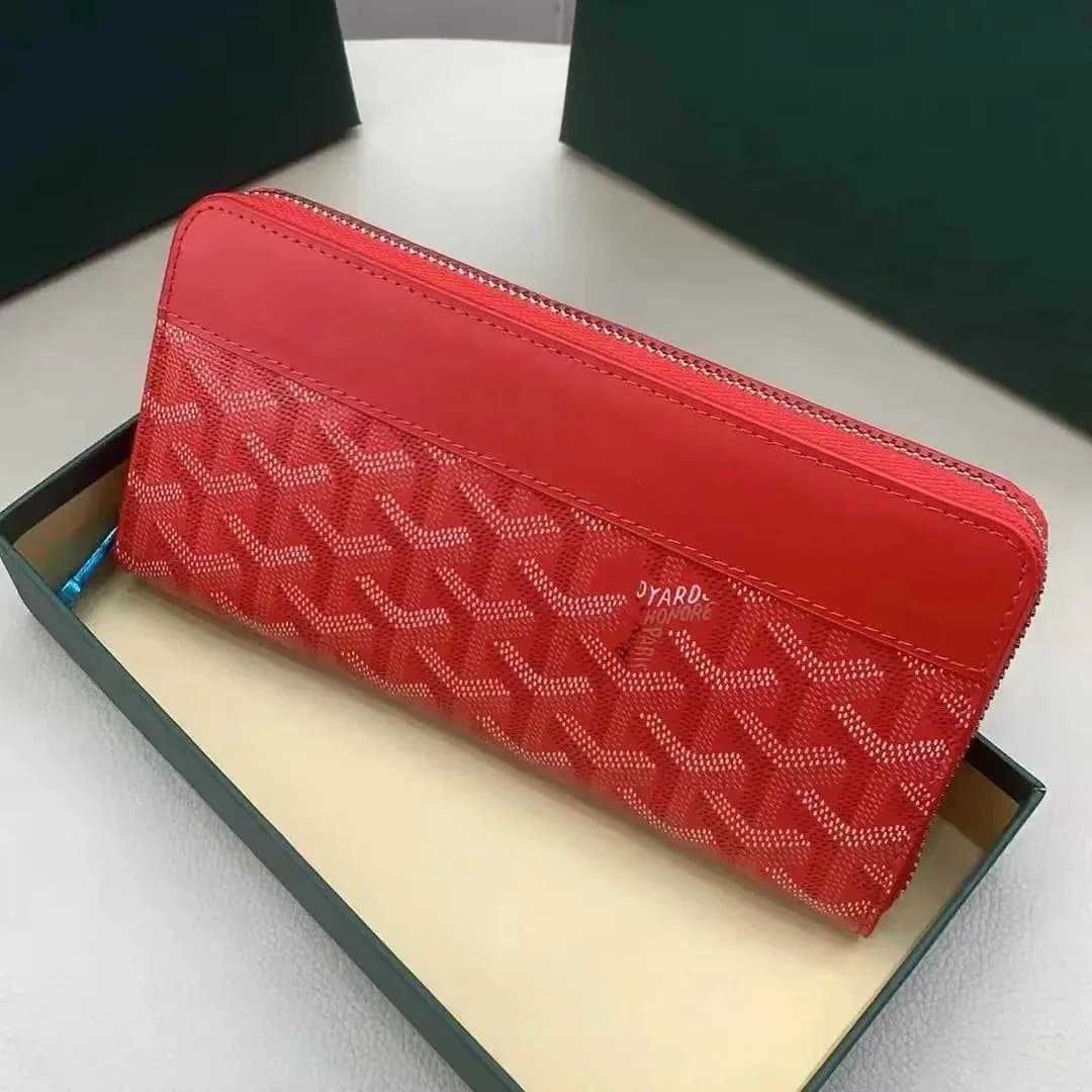 Goyard Card Holder Chevron Pattern — DD050185034