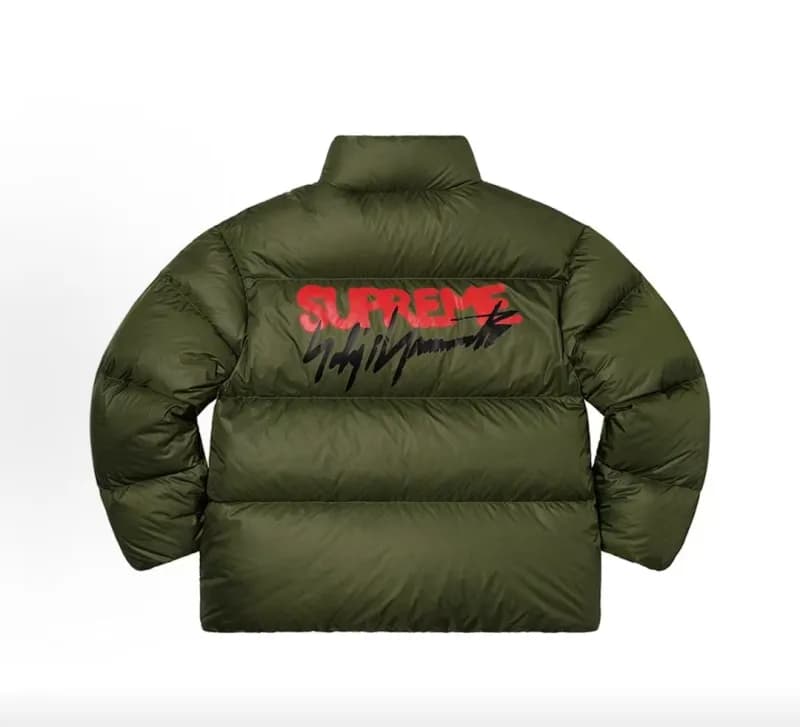 Supreme × Fragment Design Puffer Jacket Fragment Logo