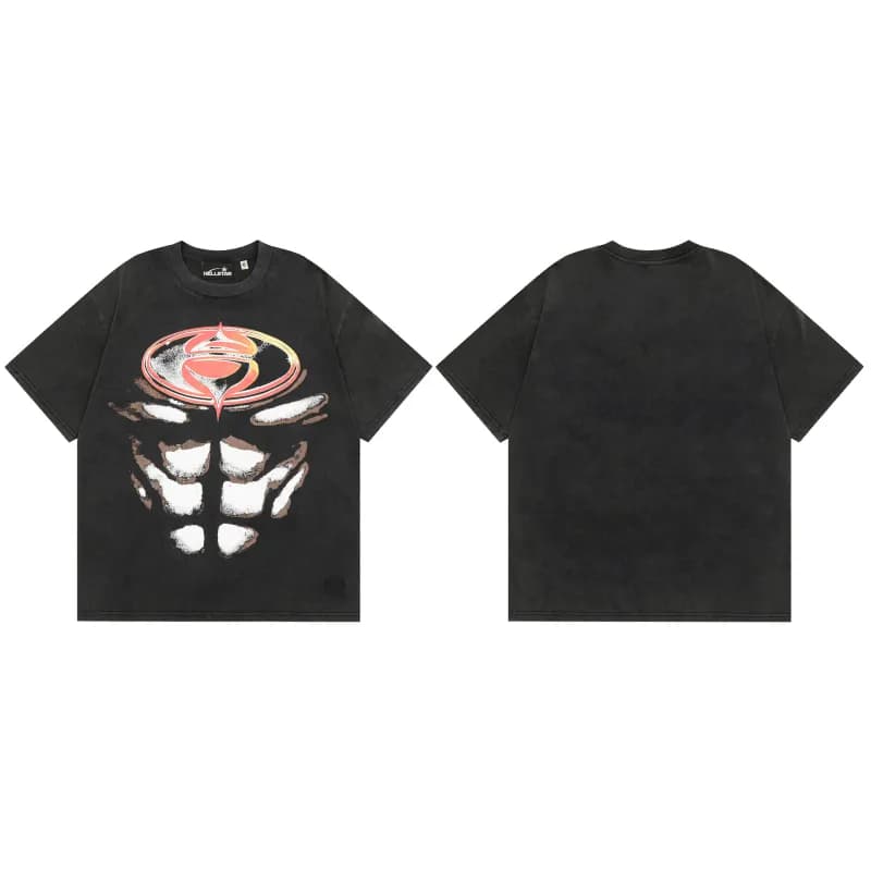 Hellstar Graphic Tee Abdominal Print