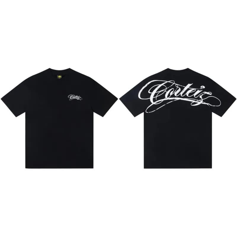 Graphic Tee Corteiz Logo — C220黑色