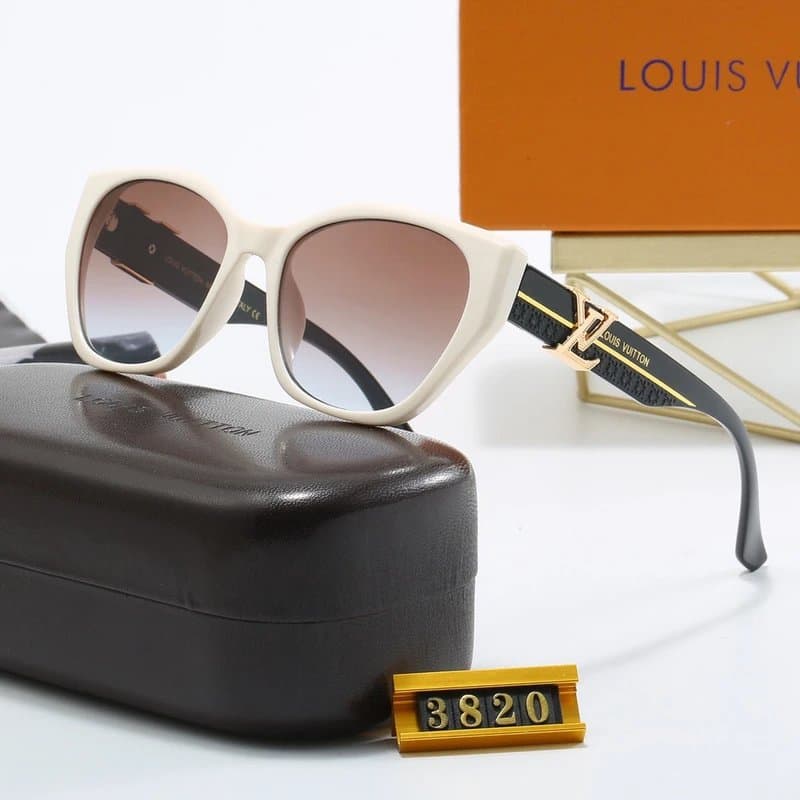 Louis Vuitton Sunglasses Monogram Tape Detail