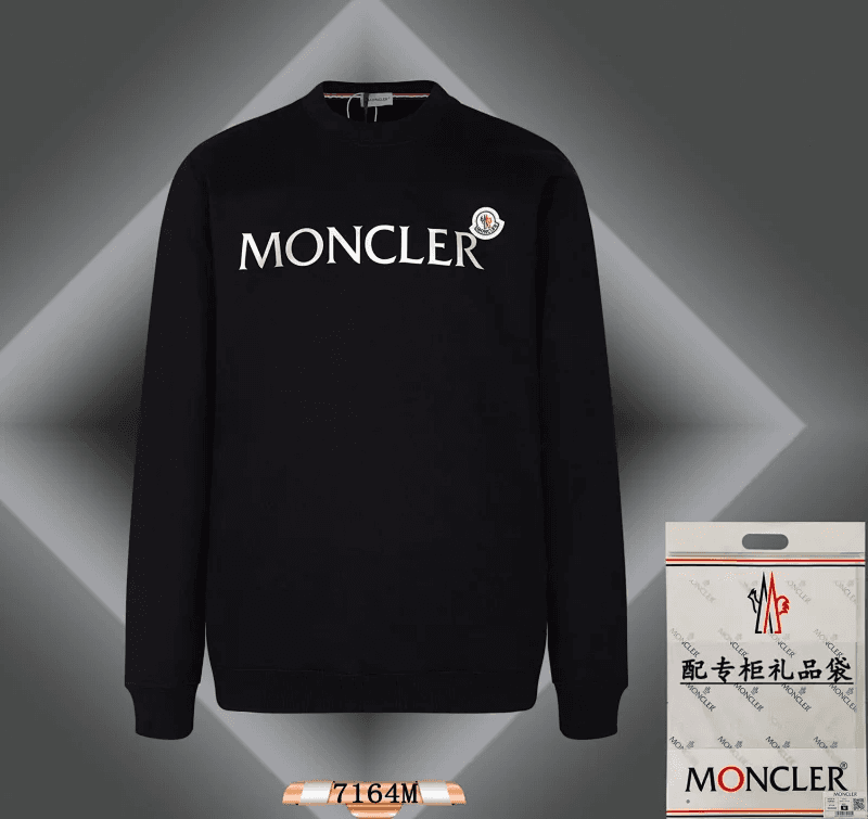 Moncler Crewneck Sweatshirt Logo Print