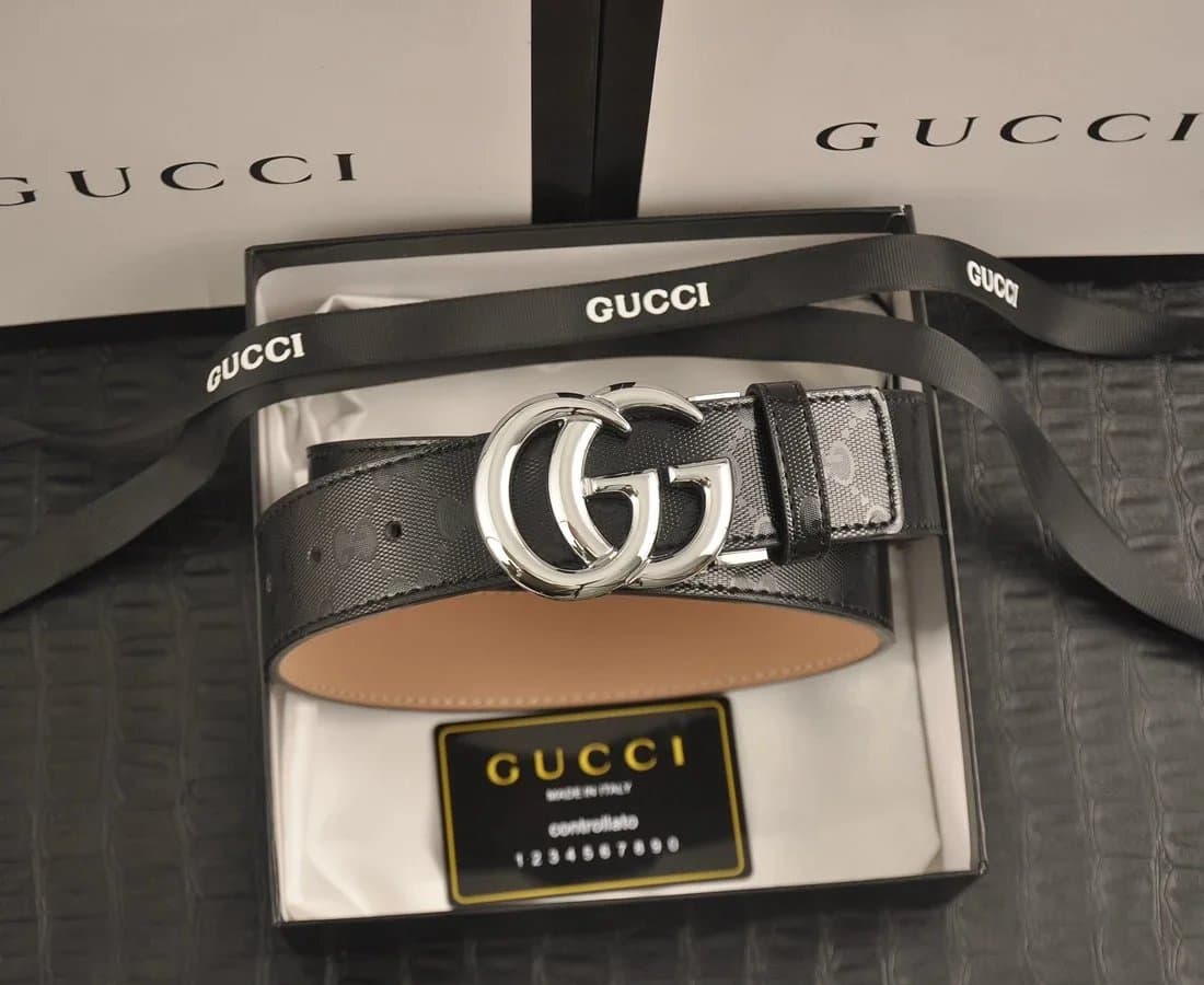 Gucci GG Marmont Belt Monogram Canvas — 22