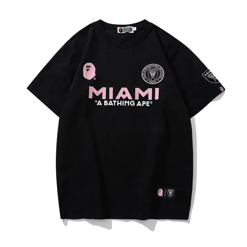 BAPE Graphic Tee Miami Inter Collaboration