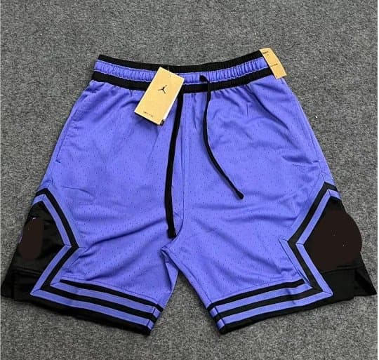 Jordan Basketball Shorts Geometric Panel Design — NO10紫色