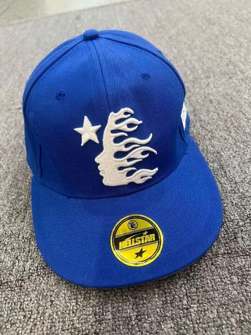 Hellstar Snapback Cap Flame Face Star