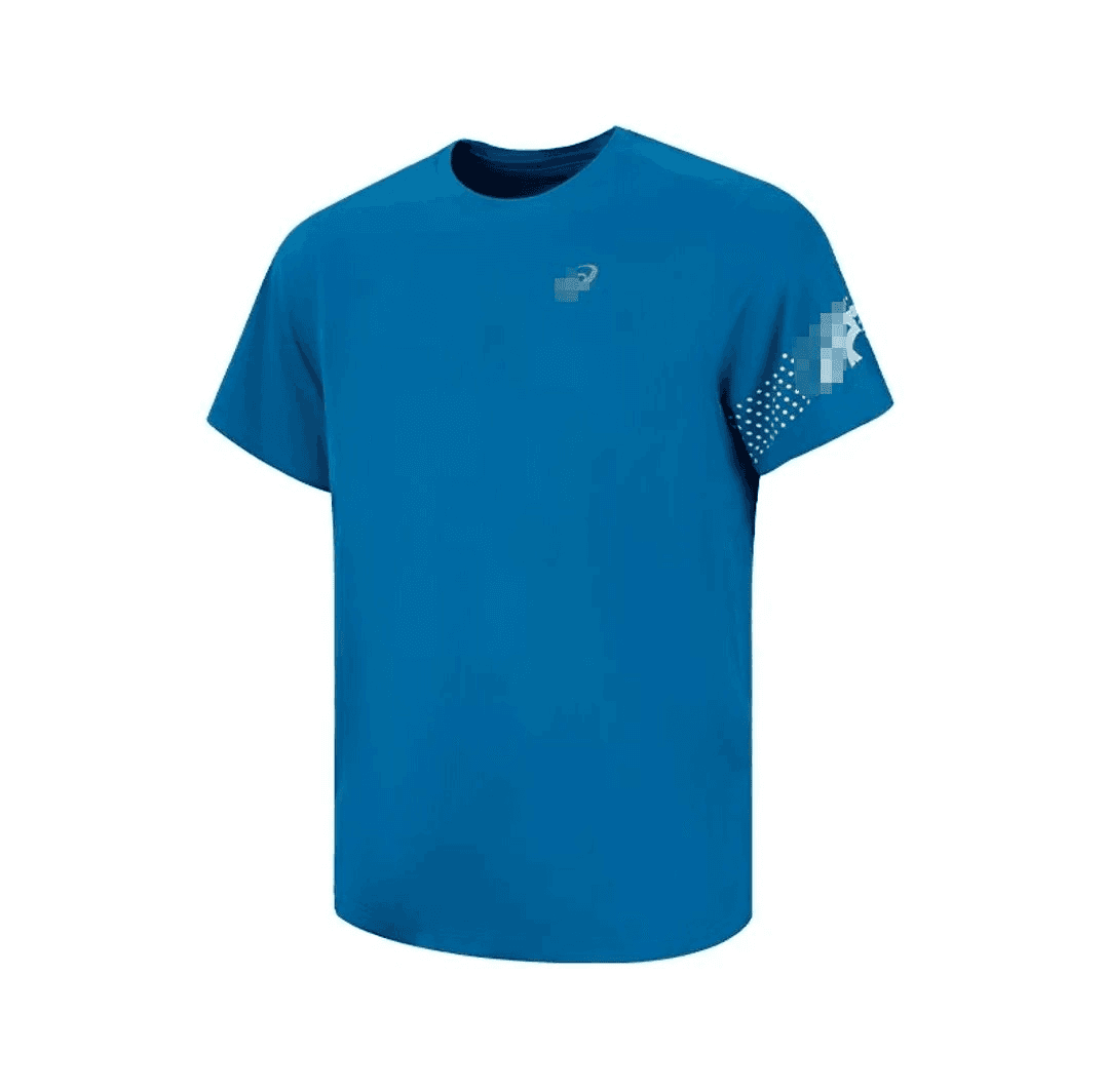 Asics Performance Tee Dot Pattern Sleeve