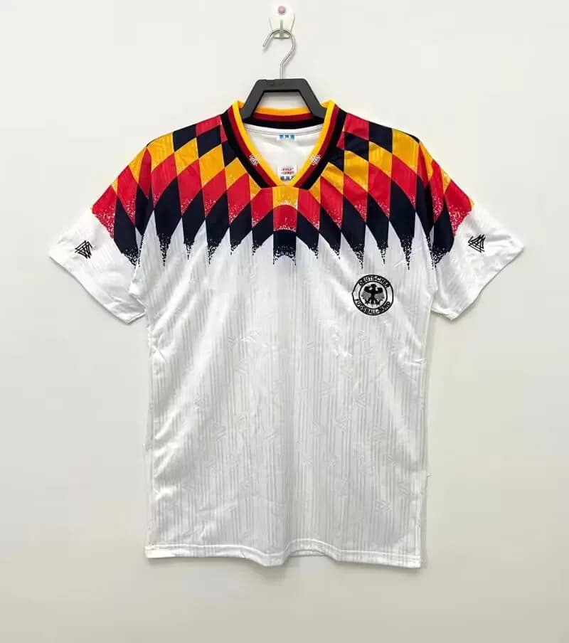 Adidas Germany 1990 Home Jersey Diamond Pattern