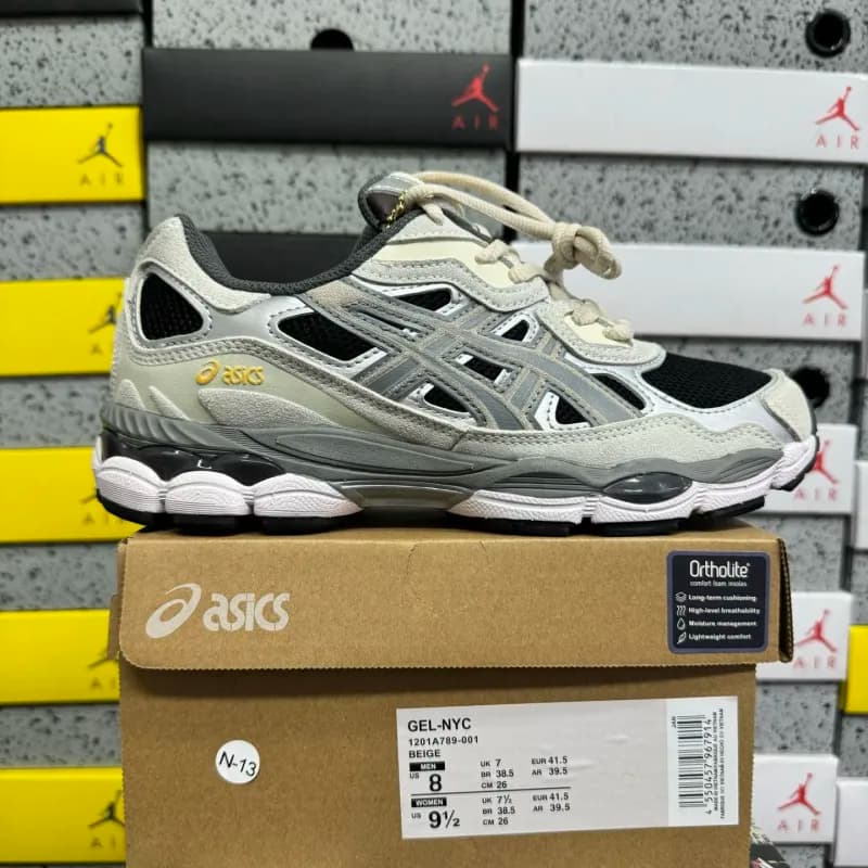 Asics GEL-NYC White Grey — 1201A789-001 灰