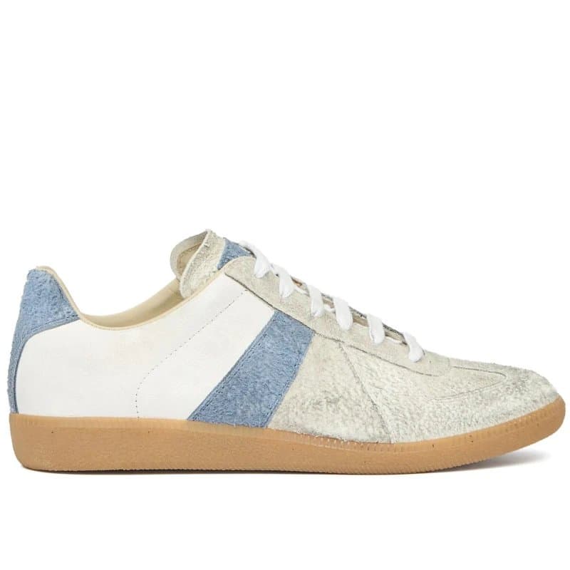 Maison Margiela Future Sneaker Denim and Leather Panel