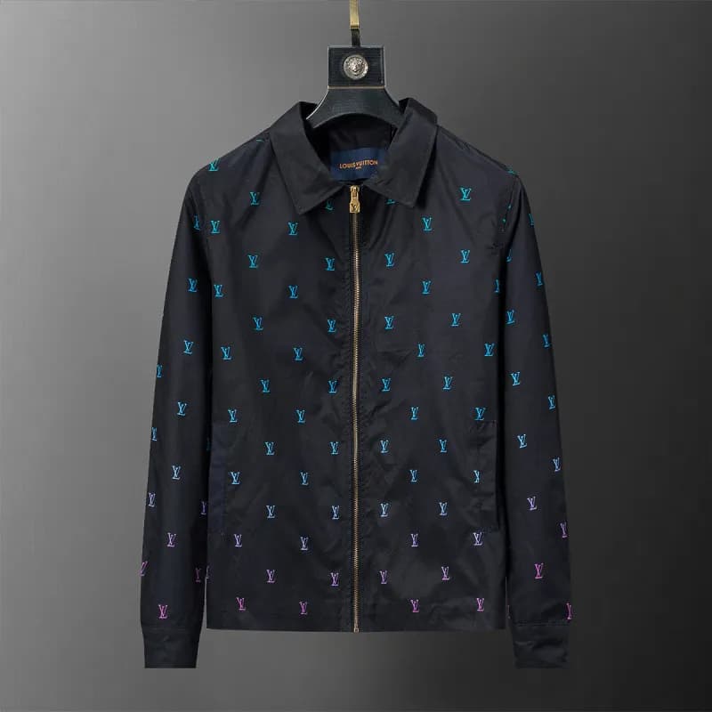 Gucci Zip-Up Jacket GG Monogram Print — 56037 black