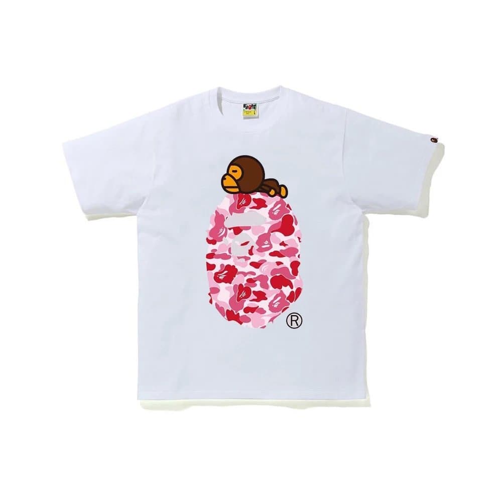 BAPE Star Tee White Star Logo — 5063白粉