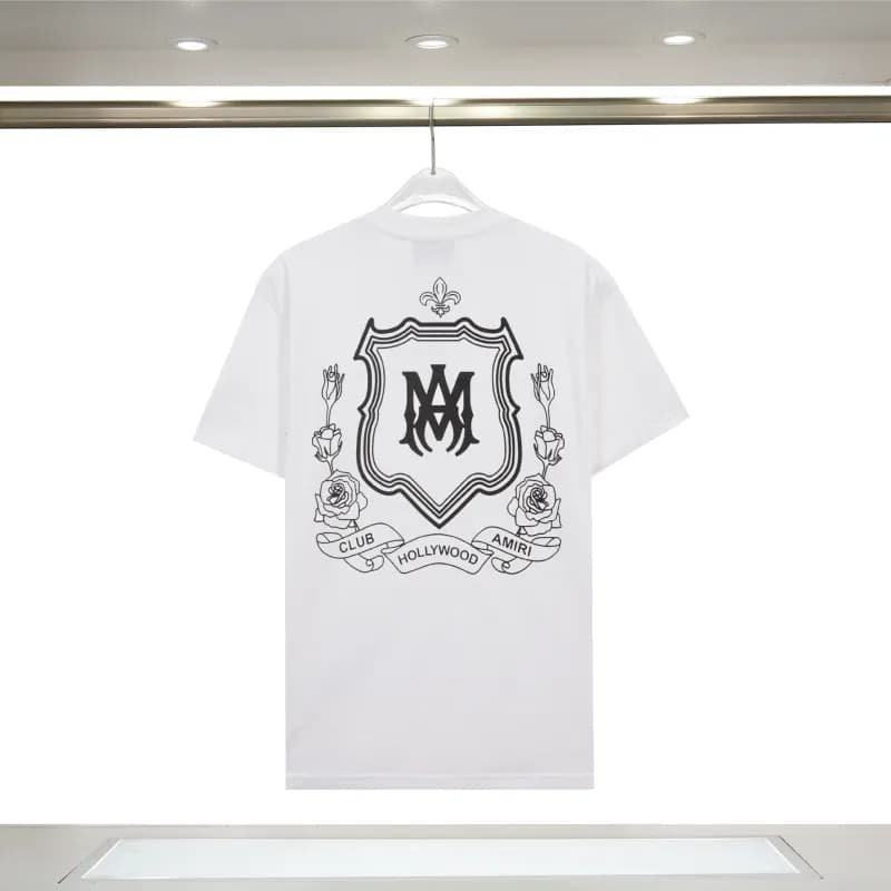 Amiri Graphic T-Shirt Club Hollywood Crest