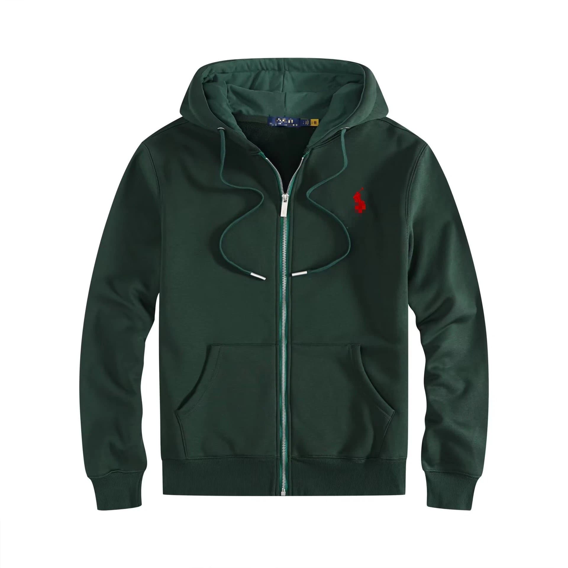 Polo Ralph Lauren Classic Fit Joggers Solid Red — 拉链款墨绿-红标