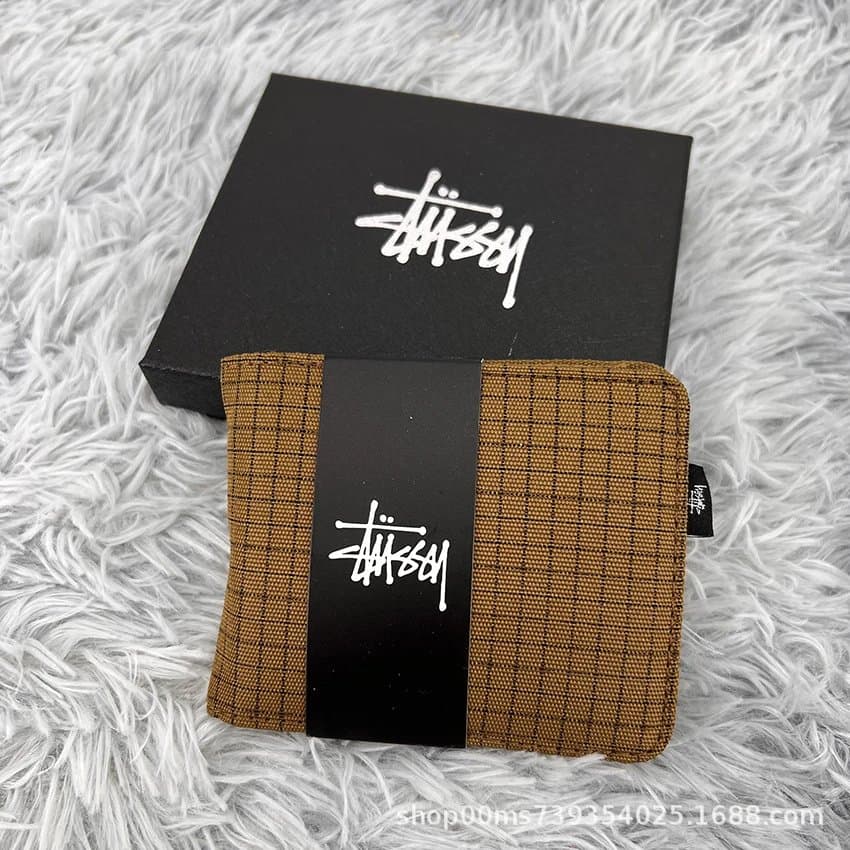 Stüssy Wallet Tartan
