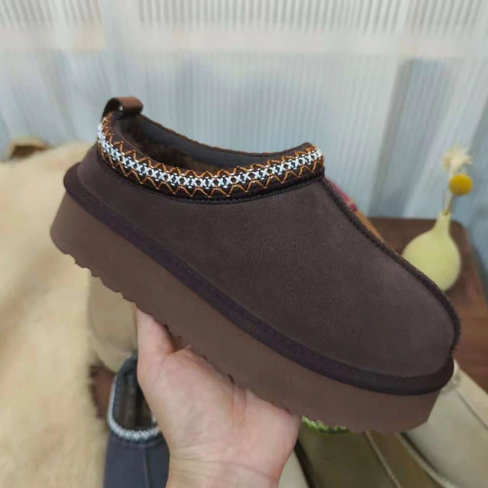 UGG Platform Slipper Embroidered Trim — 5
