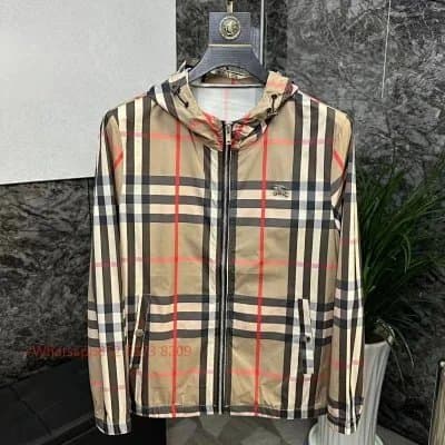 Burberry Zip-Up Hoodie Check Patch — 8