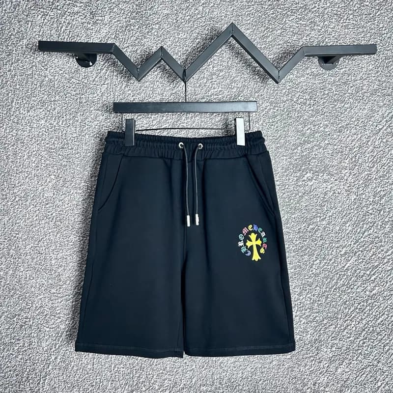 Chrome Hearts Embroidered Shorts Cross Logo