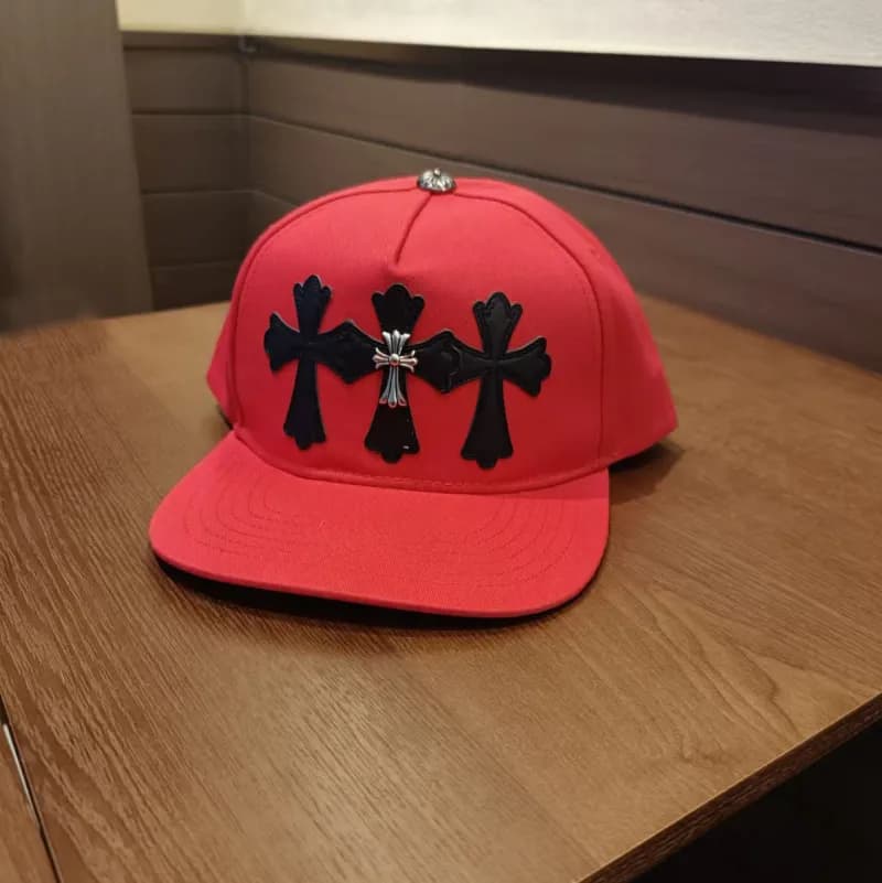 Chrome Hearts Snapback Cap Triple Cross