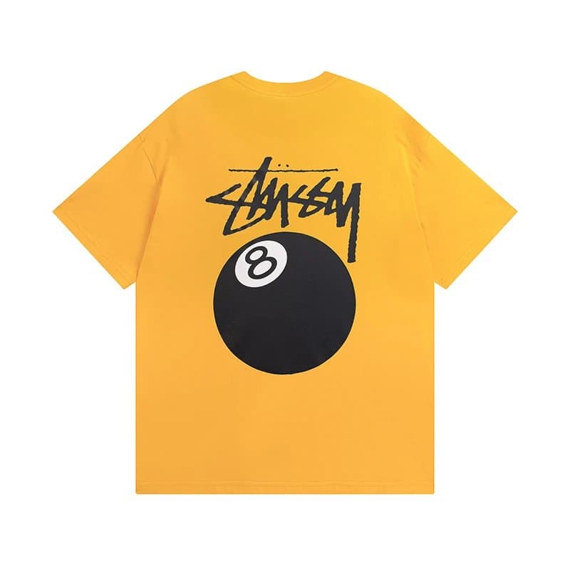 Stüssy Logo Tee Dripping Logo — 850黄色
