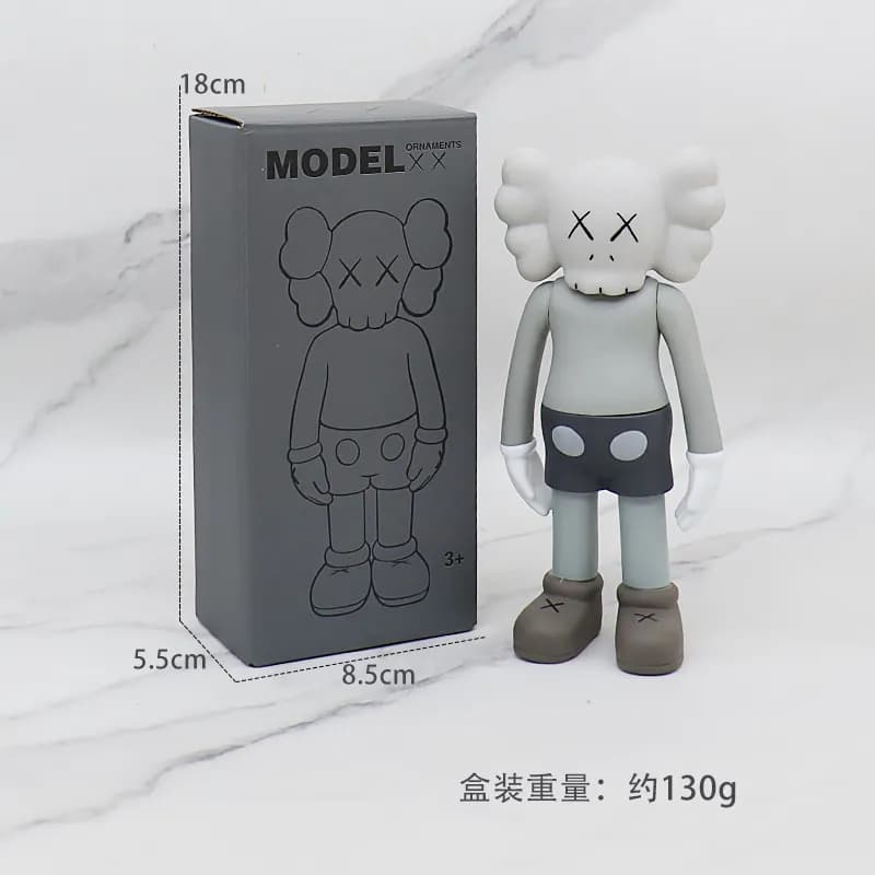 KAWS Companion Grey with Beige Head — 站姿考斯灰色【密封盒】