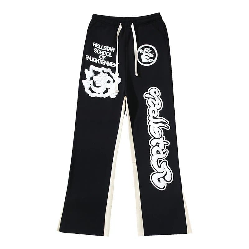 Hellstar Track Pants Flame Logo — x719黑色