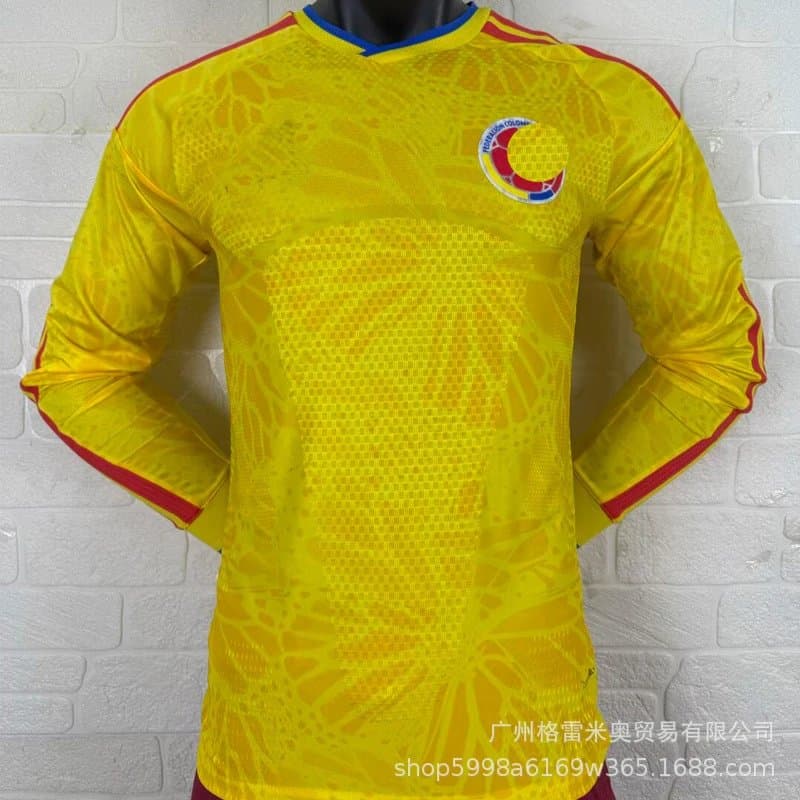 Nike Spain Home Jersey 2022 World Cup — 球员版26-27哥伦比亚主场长袖