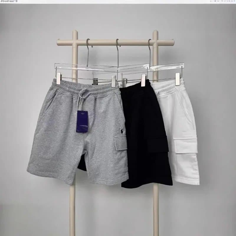 Polo Ralph Lauren Drawstring Shorts Solid Black — Style 1 Black shorts