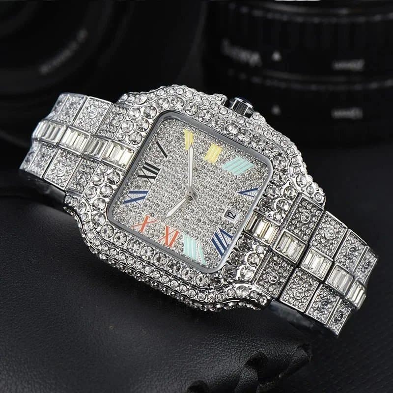 Cartier Santos Fully Iced