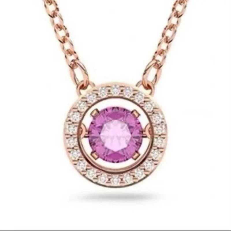 Tiffany & Co. Tiffany T Diamond Pendant Pink Sapphire and Diamonds