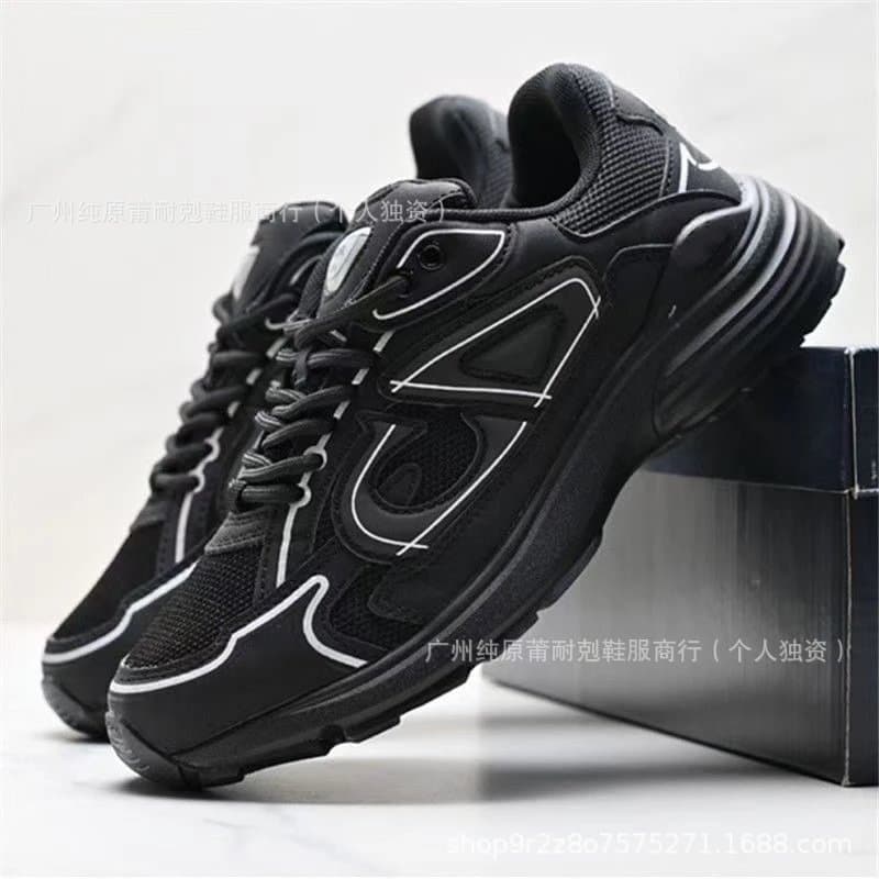 Balenciaga Triple S Black with White Outline