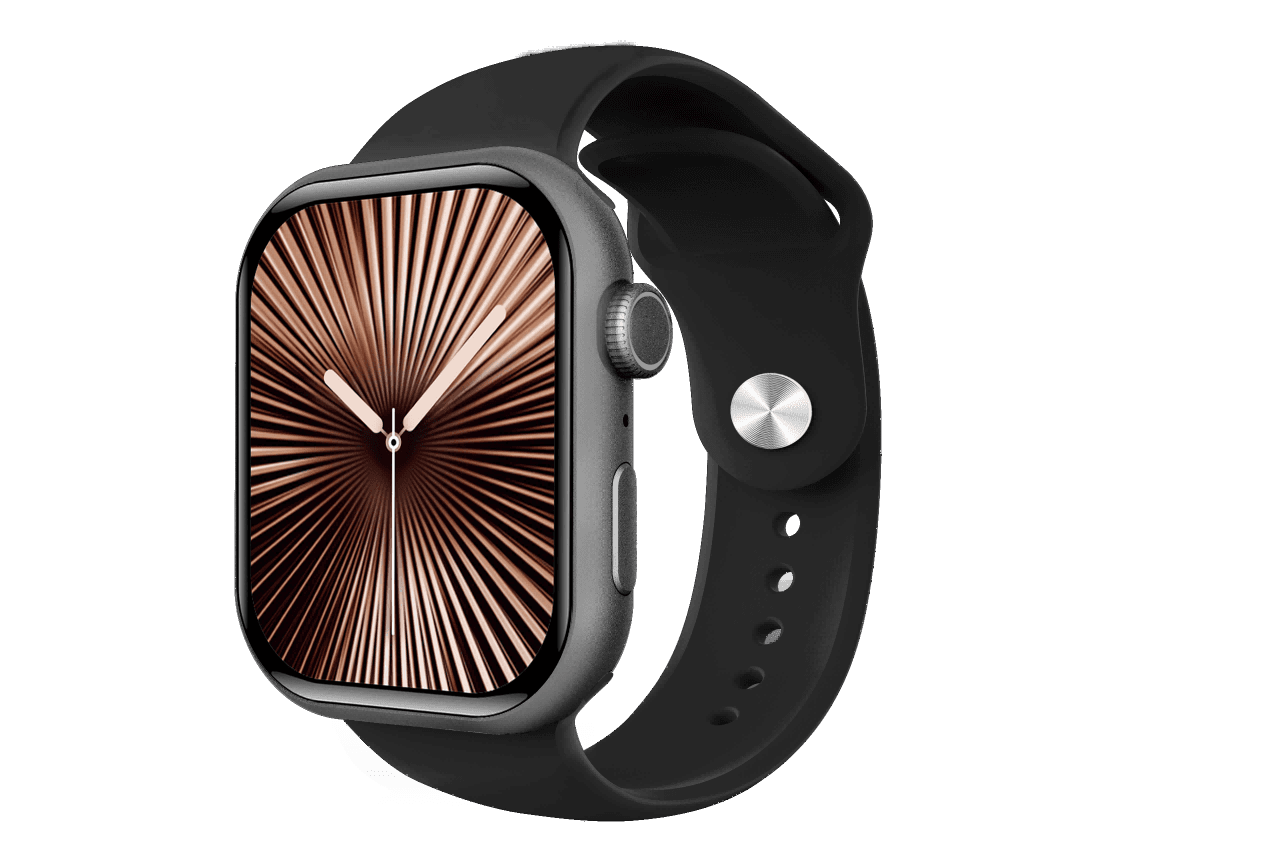Apple Watch Midnight Aluminum with Black Sport Band