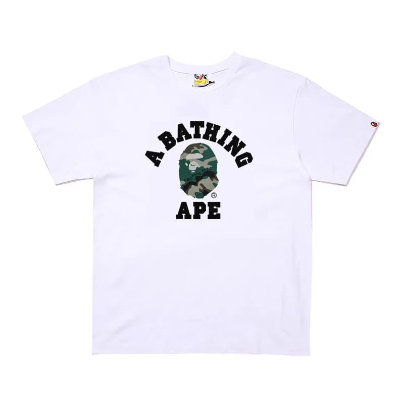 BAPE Ape Head Tee White Ape Head — D010白色