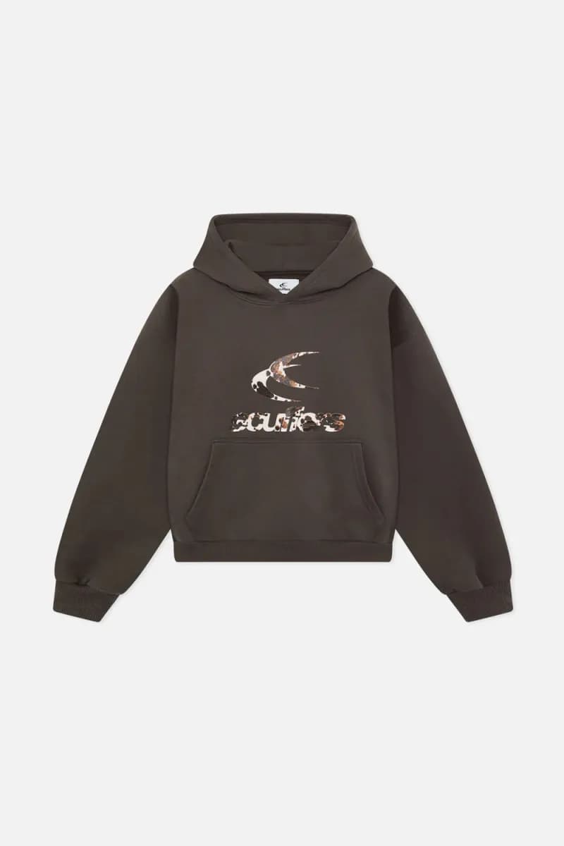 Sacai Hooded Sweatshirt Camouflage Logo