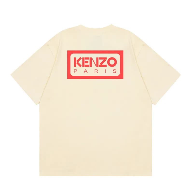Kenzo Logo T-Shirt Red Box Logo