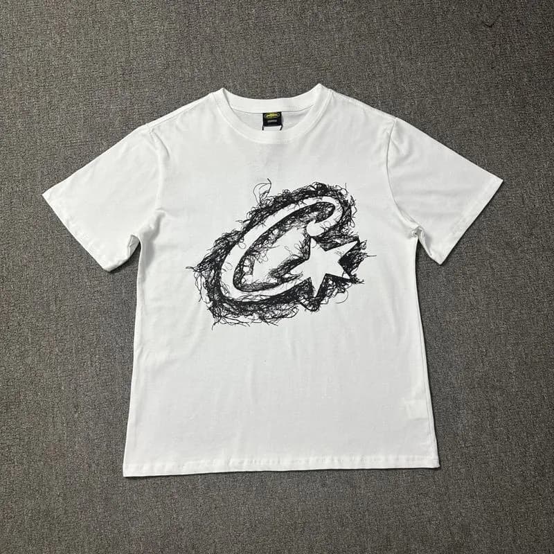 Graphic Tee Corteiz Script Logo — Style 18