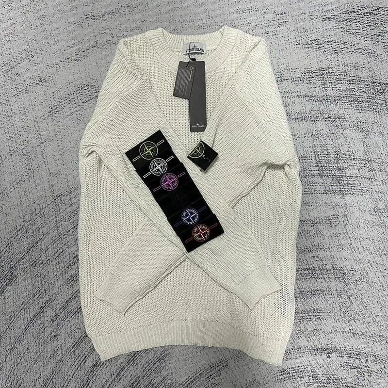 Stone Island Knit Sweater Diamond Pattern — DDSTD-MY-0026