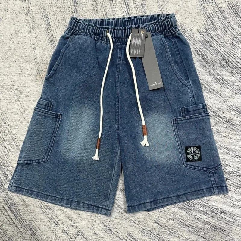 Stone Island Track Shorts Logo Patch — A36