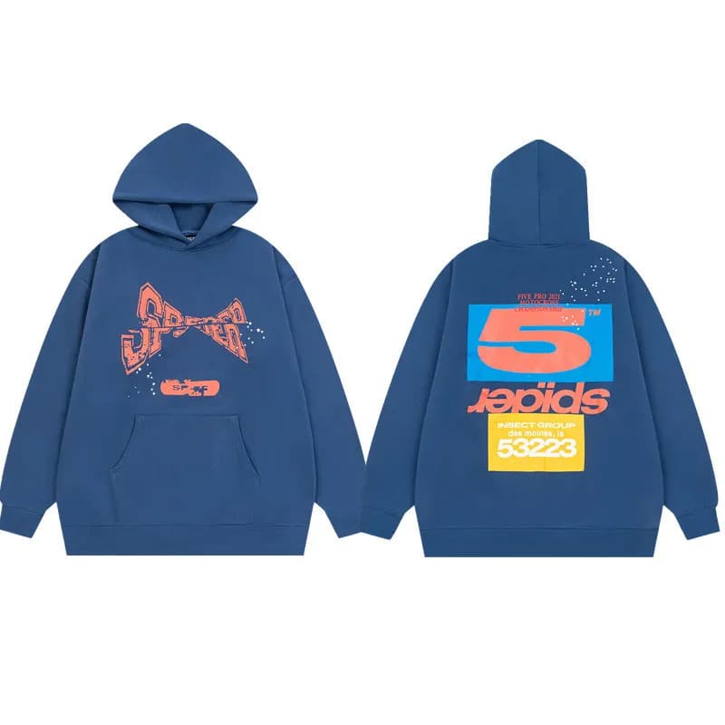 Broken Planet Hoodie Star Logo Appliqué — S23 蓝色