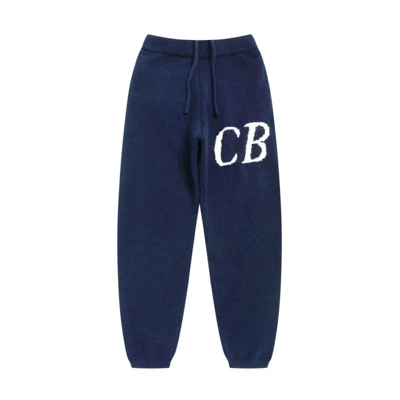 Corteiz CB Logo Sweater White CB Logo — C638 royal blue