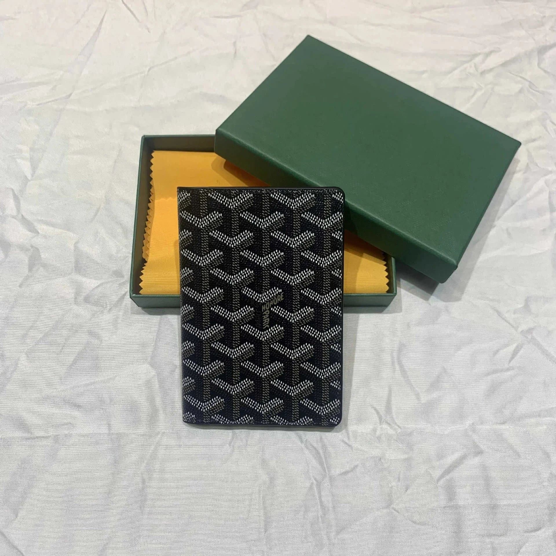 Goyard Saint Louis Passport Cover Goyardine Canvas