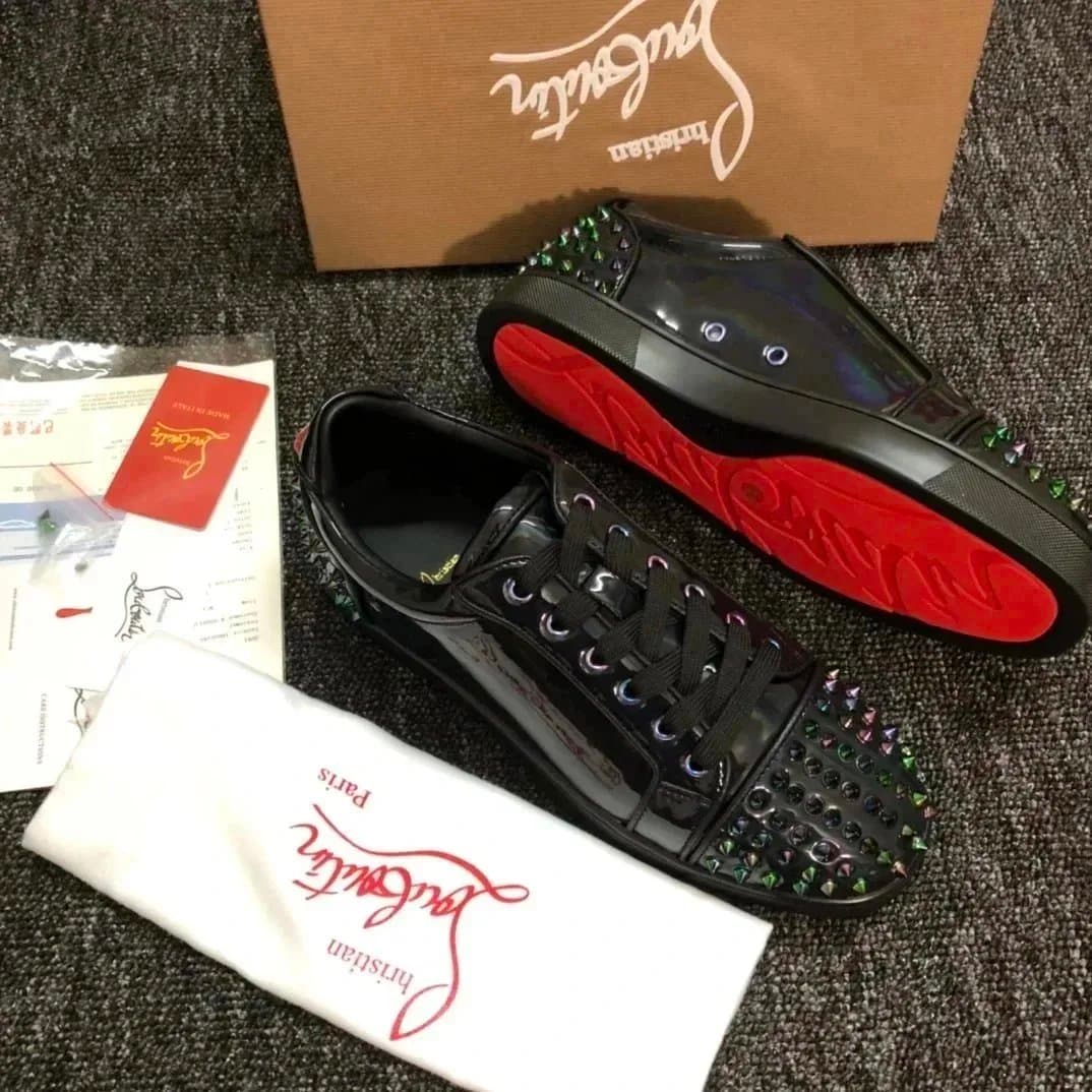 Christian Louboutin Louis Spikes Studded — 35
