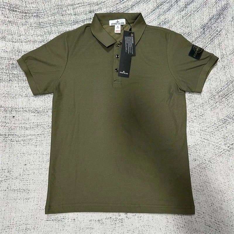 Stone Island Polo Shirt Olive Green