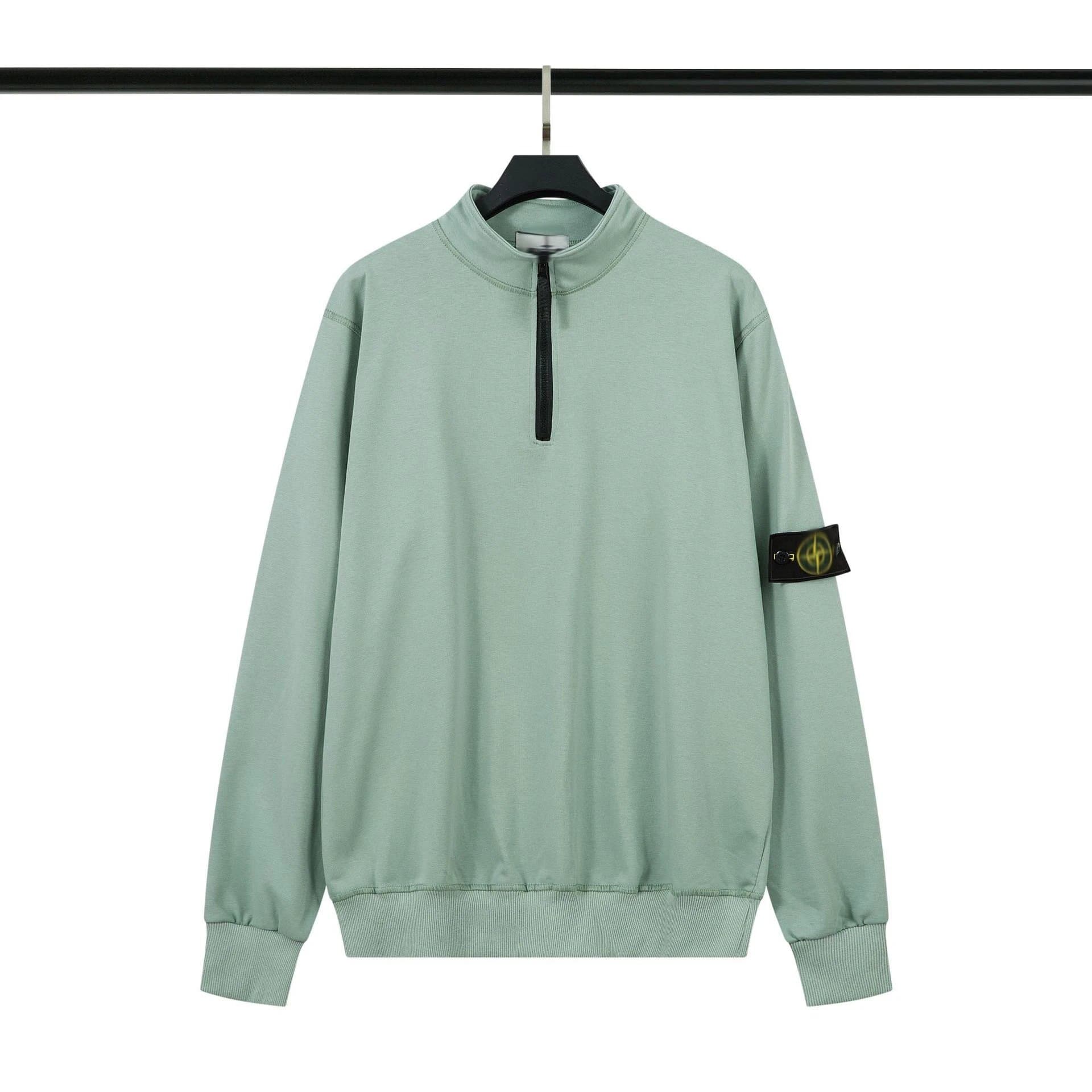 Stone Island Crewneck Sweatshirt Solid — 911浅绿