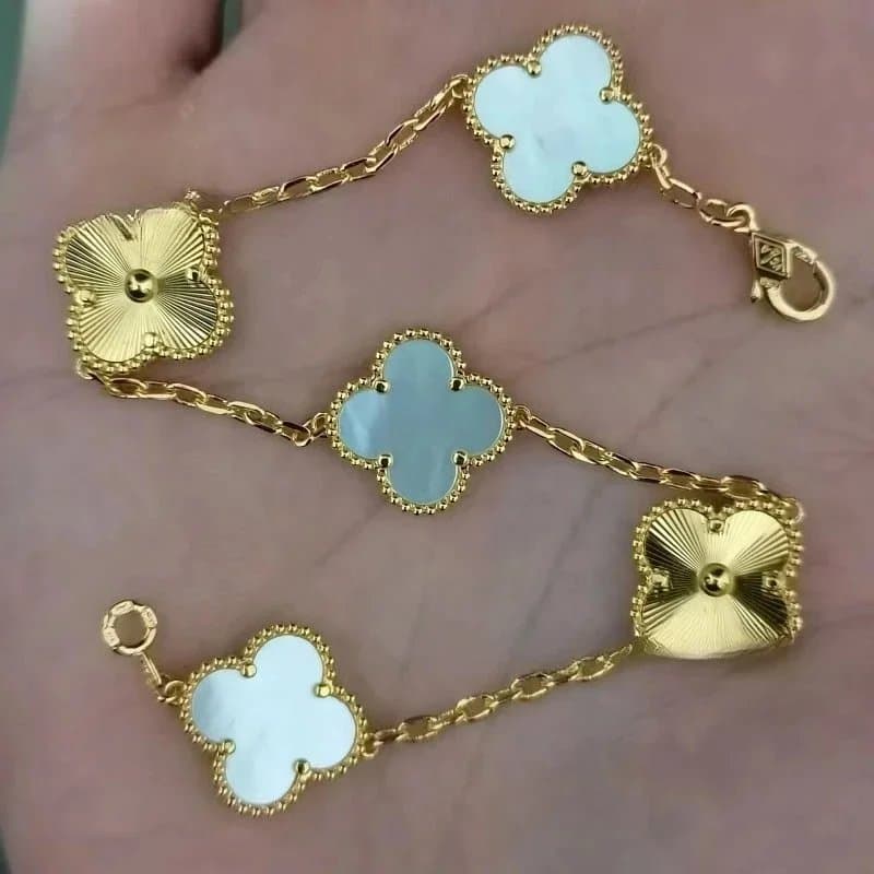 Van Cleef & Arpels Alhambra Bracelet Five Motifs — 36