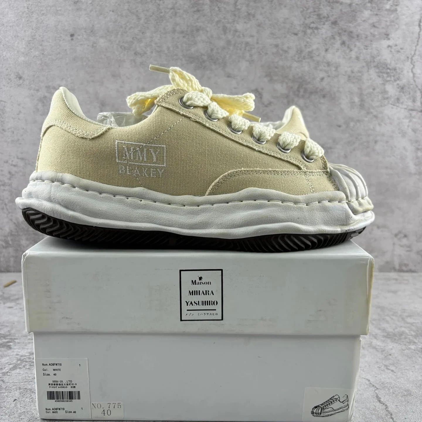 Maison Mihara Yasuhiro Sneaker Canvas Low